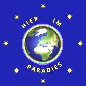 glĂĽcklich hier im Paradies leben - Logo